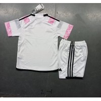 Camiseta Juventus Segunda Equipación Replica 2023-24 para niños mangas cortas (+ Pantalones cortos)